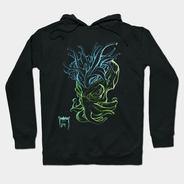 Mind Blown Cthulhu Hoodie by MikeDubisch